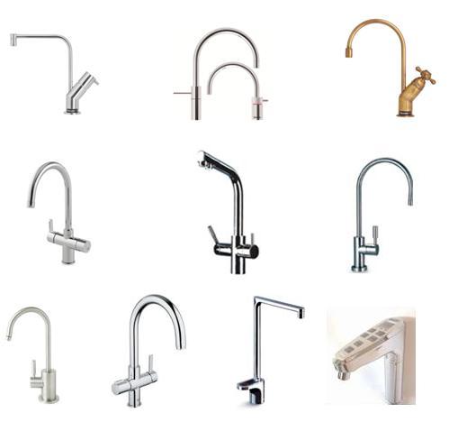 Diverse kokend water kranen Diverse kokend water kranen